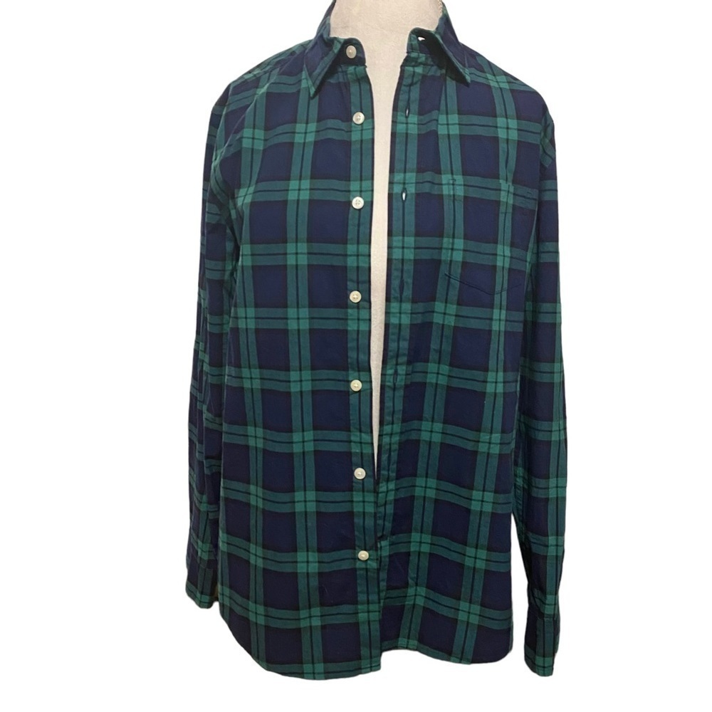 Gap classic fit 100% cotton plaid shirt